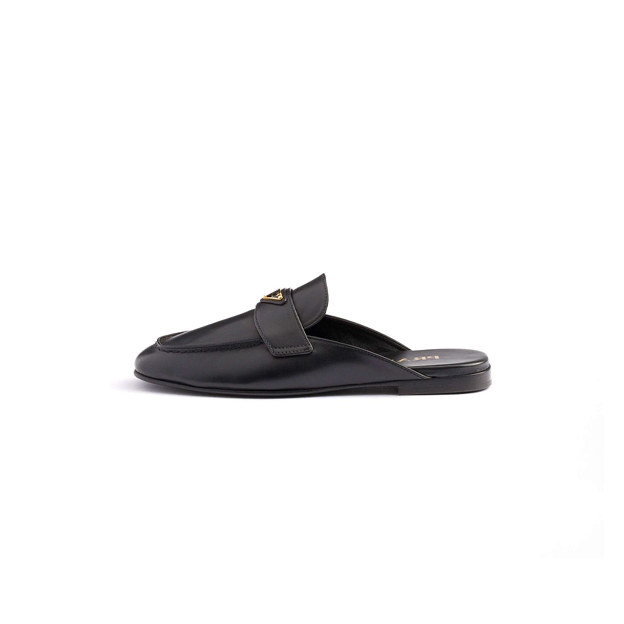 PRADA LEATHER SLIPPERS 1D766N